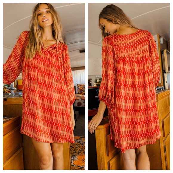 #10 Boho Fabulous Print Three Quarter Sleeve Dress - Picture 5 of 5